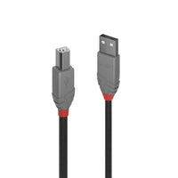 Thumbnail for LINDY .2m USB2 A-B Cable Anthra Line