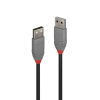 Thumbnail for LINDY 1m USB2 A-A, Anthra Line