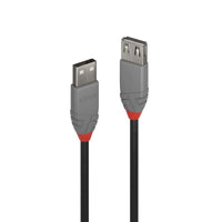 Thumbnail for LINDY 2m USB2 A Ext Cable Anthra Line G