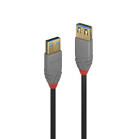 Thumbnail for LINDY 1m USB3 A Ext Cable Anthra Line