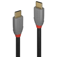 Thumbnail for LINDY 1m USB C 5A PD Cable Anthra Line