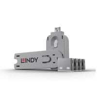 Thumbnail for LINDY USBA Port Block/Key x4 W