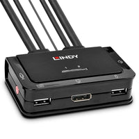 Thumbnail for LINDY 2 Port DP 1.2 KVM Switch