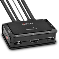 Thumbnail for LINDY 2 Port HDMI KVM Switch