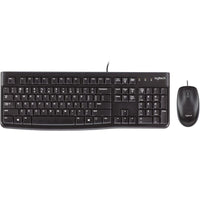 Thumbnail for LOGITECH MK120 Keyboard & Mouse Combo Quiet typing and Spill resistant High-definition optical tracking Thin profile 3yr