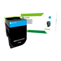 Thumbnail for LEXMARK 708HC HY Cyan Toner