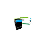 Thumbnail for LEXMARK 808XC Extra HY Cyan Toner