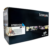 Thumbnail for LEXMARK X792X1CG HY Pre Cyan Cartridge
