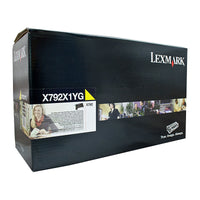 Thumbnail for LEXMARK X792X1YG HY Pre Yellow Cartridge