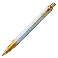 Thumbnail for PARKER IM Premium Ballpoint Pen - Pearl with Gold Trim