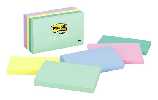 Post-It Notes 655-AST Pack of 5