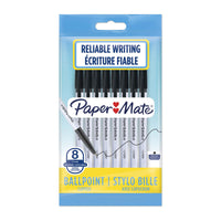 Thumbnail for PAPER MATE 045 1.0mm Ball Pen Pen Black Pack of 8