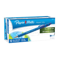 Thumbnail for PAPER MATE Flexi Grip Retractable Ball Pen 0.8mm Blu Box of 12