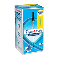 Thumbnail for PAPER MATE Kilometrico Ball Pen Black Box of 50