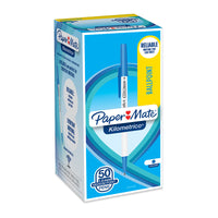 Thumbnail for PAPER MATE Kilometrico Ball Pen Blue Box of 50