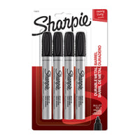 Thumbnail for SHARPIE Met Permanent Marker Bullet Tip Black Pack 4