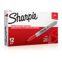 Thumbnail for SHARPIE Fine Point Permanent Marker Red Box of 12