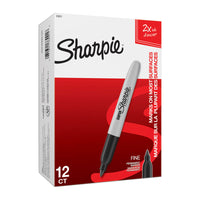 Thumbnail for SHARPIE Super Fine Point Permanent Marker Black Box of 12