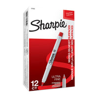 Thumbnail for SHARPIE Ultra Fine Point Permanent Marker Red Box of 12