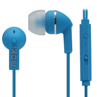 Thumbnail for MOKI Noise Isolation Earbuds with microphone & control - BLUE