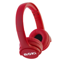 Thumbnail for MOKI Brites Bluetooth Headphones Red
