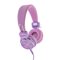 Thumbnail for MOKI Kid Safe Volume Limited Pink & Purple Headphones