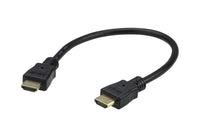 Thumbnail for ATEN 0.3m 4K HDMI High Speed Ethernet cable, supports up to 4096 x 2160 @ 60Hz, High quality tinned copper wire with Gold-plated connectors