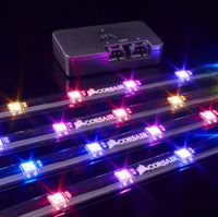Thumbnail for CORSAIR Lighting Node PRO with 4x RGB LED Strips and Controller. 2x RGB FAN Hub