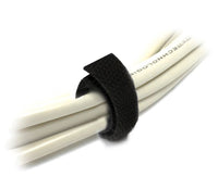 Thumbnail for 8WARE 25m x 12mm Wide Velcro Cable Tie Hook & Loop Continuous Double Sided Self Adhesive Fastener Sticky Tape Roll Black