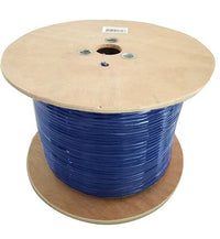 Thumbnail for 8WARE Cat6A Underground/External Shield Cable Roll 350m Blue Bare Copper Twisted Core PVC Jacket
