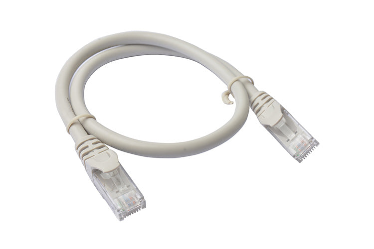 8WARE Cat6a UTP Ethernet Cable 25cm Snagless Grey