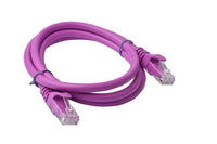 Thumbnail for 8WARE Cat6a UTP Ethernet Cable 1m Snagless Purple