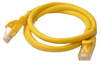 Thumbnail for 8WARE Cat6a UTP Ethernet Cable 1m Snagless Yellow