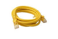 Thumbnail for 8WARE Cat6a UTP Ethernet Cable 2m Snagless Yellow