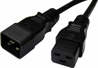 Thumbnail for 8WARE Power Cable Extension 3m IEC-C19 to IEC-C20 Male to Female