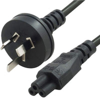 Thumbnail for 8WARE Power Cable 2m 3-Pin AU to IEC C5 Male to Female