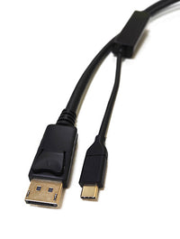 Thumbnail for 8WARE USB Type-C to Display Port DP Adapter 2m Male to Male Black