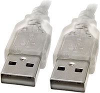 Thumbnail for 8WARE USB 2.0 Cable 3m A to A Male to Male Transparent