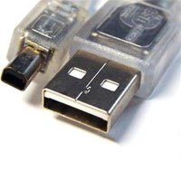 Thumbnail for 8WARE USB 2.0 Cable 3m A to B 4-pin Mini Transparent Metal Sheath UL Approved