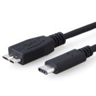 Thumbnail for 8WARE USB 3.1 Cable 1m Type-C to Micro B Male to Male Black 10Gbps