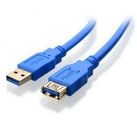 Thumbnail for 8WARE USB 3.0 Extension Cable 3m A to A Male to Female Blue