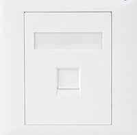 Thumbnail for ASTROTEK CAT5e RJ45 Wall Face Plate 86x86mm 1 Port Socket Kit
