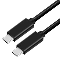 Thumbnail for ASTROTEK USB C cable, Male to Male, 3.1v, Gen. 2, support 10G, Nickle plating, with Nylon sleeve