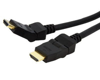 Thumbnail for ASTROTEK HDMI Cable 2m - v1.4 19 pins Type A Male to Male 180 Degree Swivel Type 30AWG Gold Plated Nylon sleeve RoHS CBAT-HDMI-MM-2 CBHDMI-2MHS