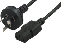 Thumbnail for ASTROTEK AU Power Cable 2m - Male Wall 240v PC to Power Socket 3pin to IEC 320-C13 for Notebook/AC Adapter Black AU Certified UPAT-IEC-1.8M