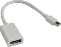 Thumbnail for ASTROTEK Mini DisplayPort DP to DisplayPort DP Adapter Converter - 20 pins Male to Female Nickle Plated RoHS