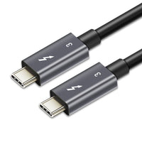 Thumbnail for ASTROTEK Thunderbolt 3 USB Type-C to USB Type-C 3.1 Adapter Charger Cable 0.7m - Male to Male with Mini Coax wire support 40Gbps passive chipset