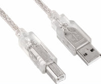 Thumbnail for ASTROTEK USB 2.0 Printer Cable 5m - Type A Male to Type B Male Transparent Colour CBUSBAB5M