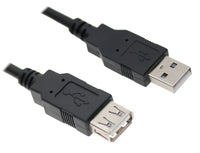 Thumbnail for ASTROTEK USB 2.0 Extension Cable 30cm - Type A Male to Type A Female Transparent Colour RoHS CBAT-USB2-AA-1.8M