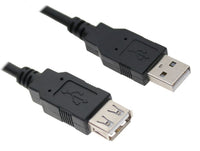 Thumbnail for ASTROTEK USB 2.0 Extension Cable 2m - Type A Male to Type A Female Transparent Colour RoHS CBAT-USB2-AA-3M